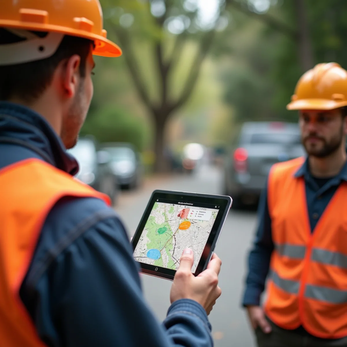 HOA tree risk registry detailing maintenance priorities and timelines