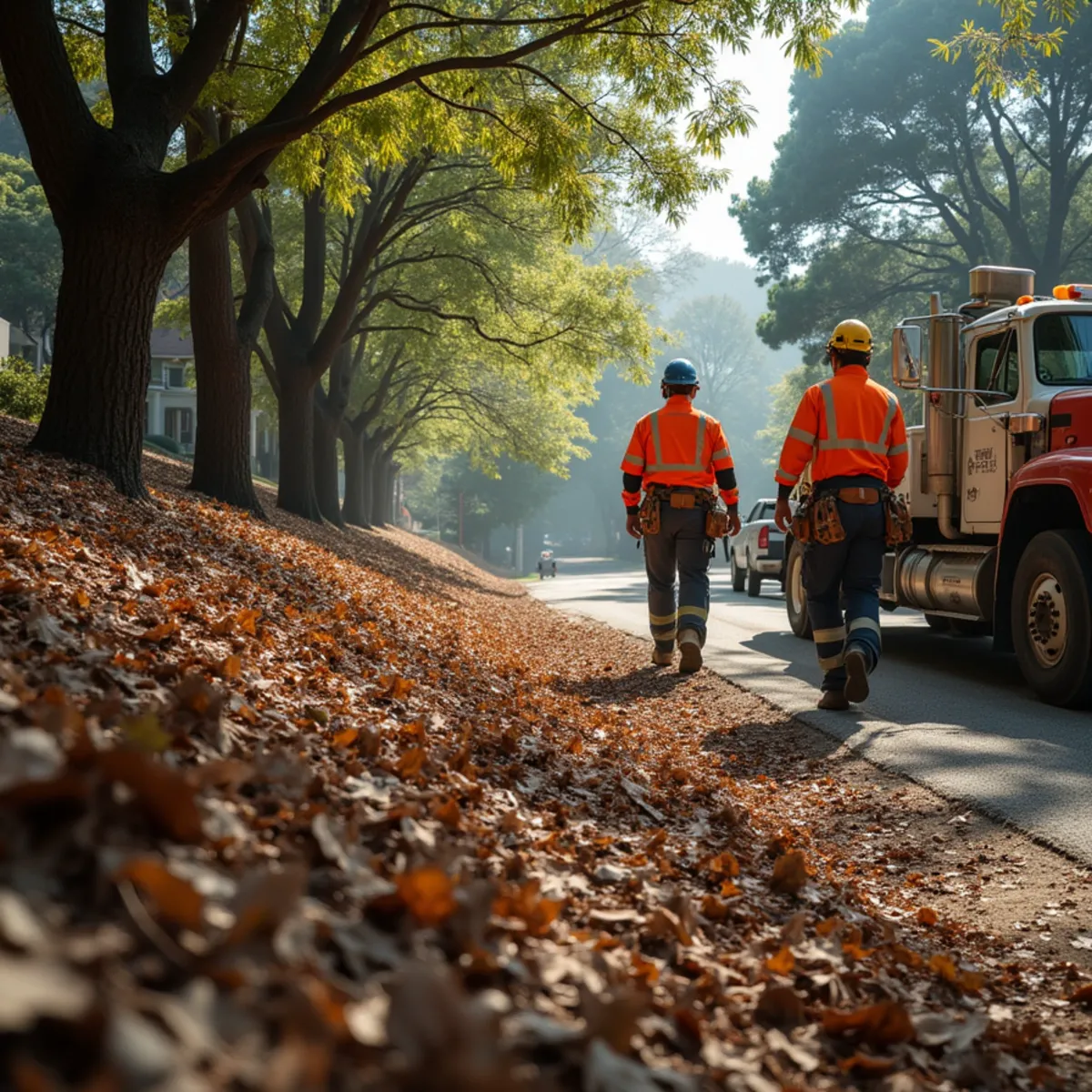 High-oil leaf and bark litter creating severe wildfire fuel ladder