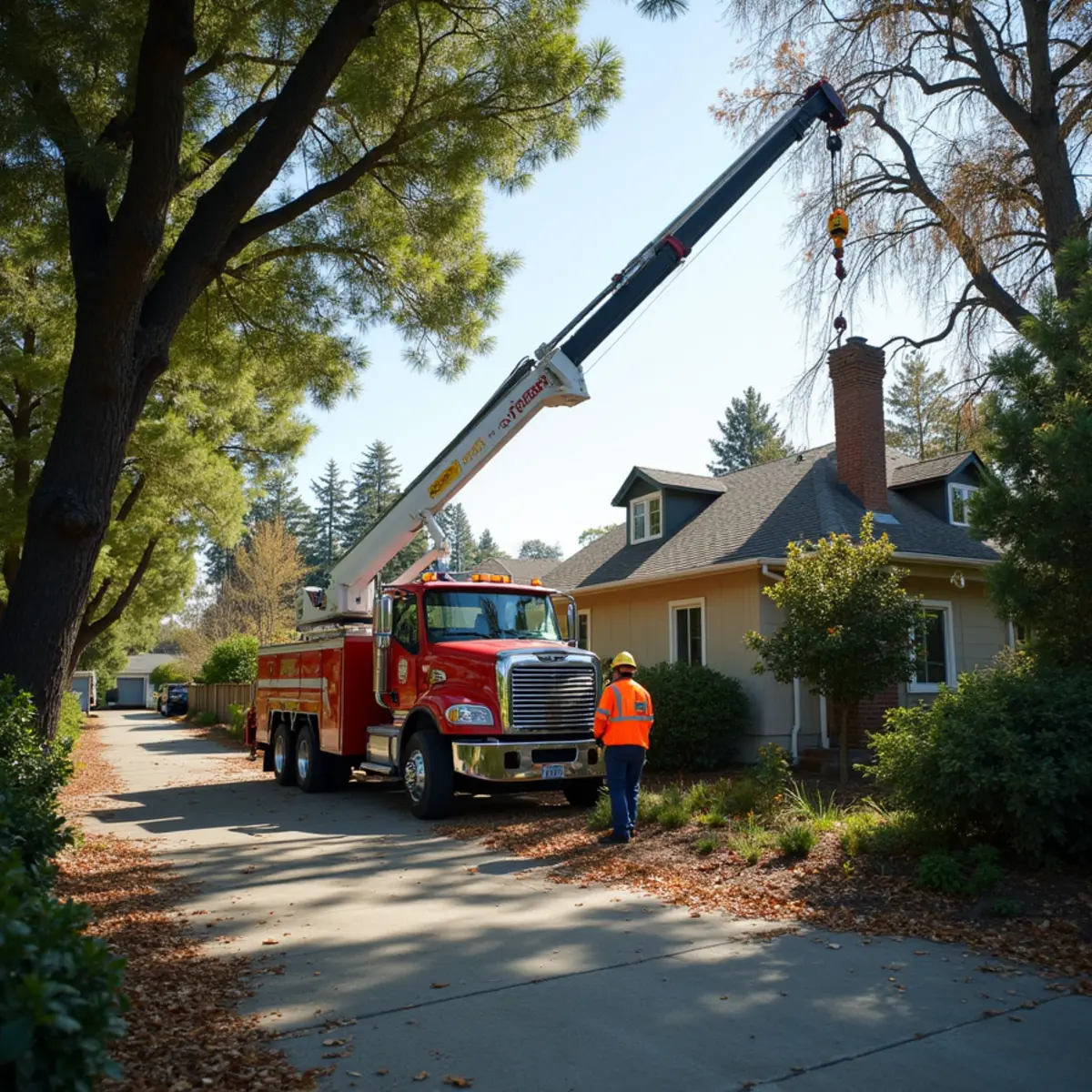What to Do When a Tree Falls on Your House in Redwood City