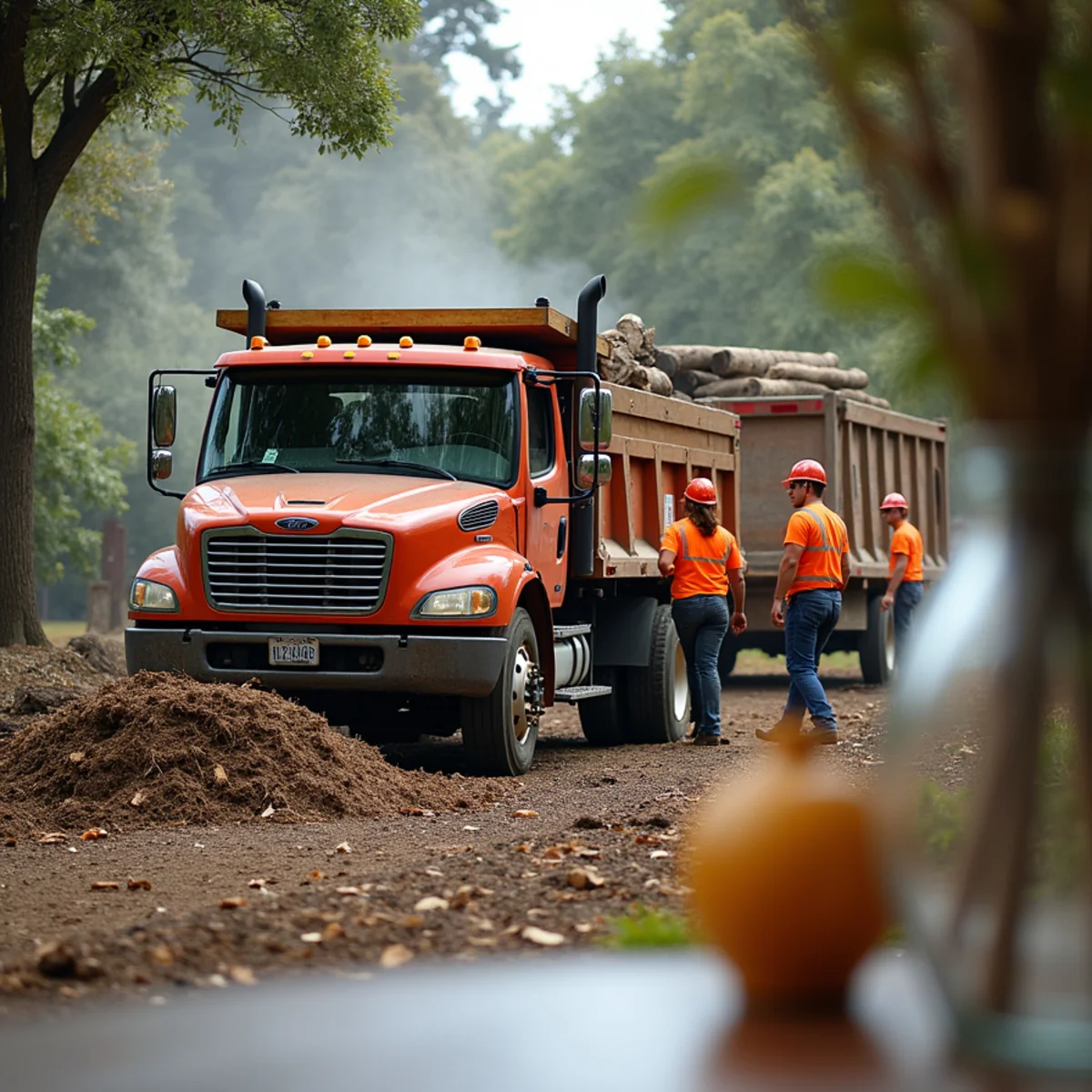 Debris haul-off and stump grinding add-on pricing factors