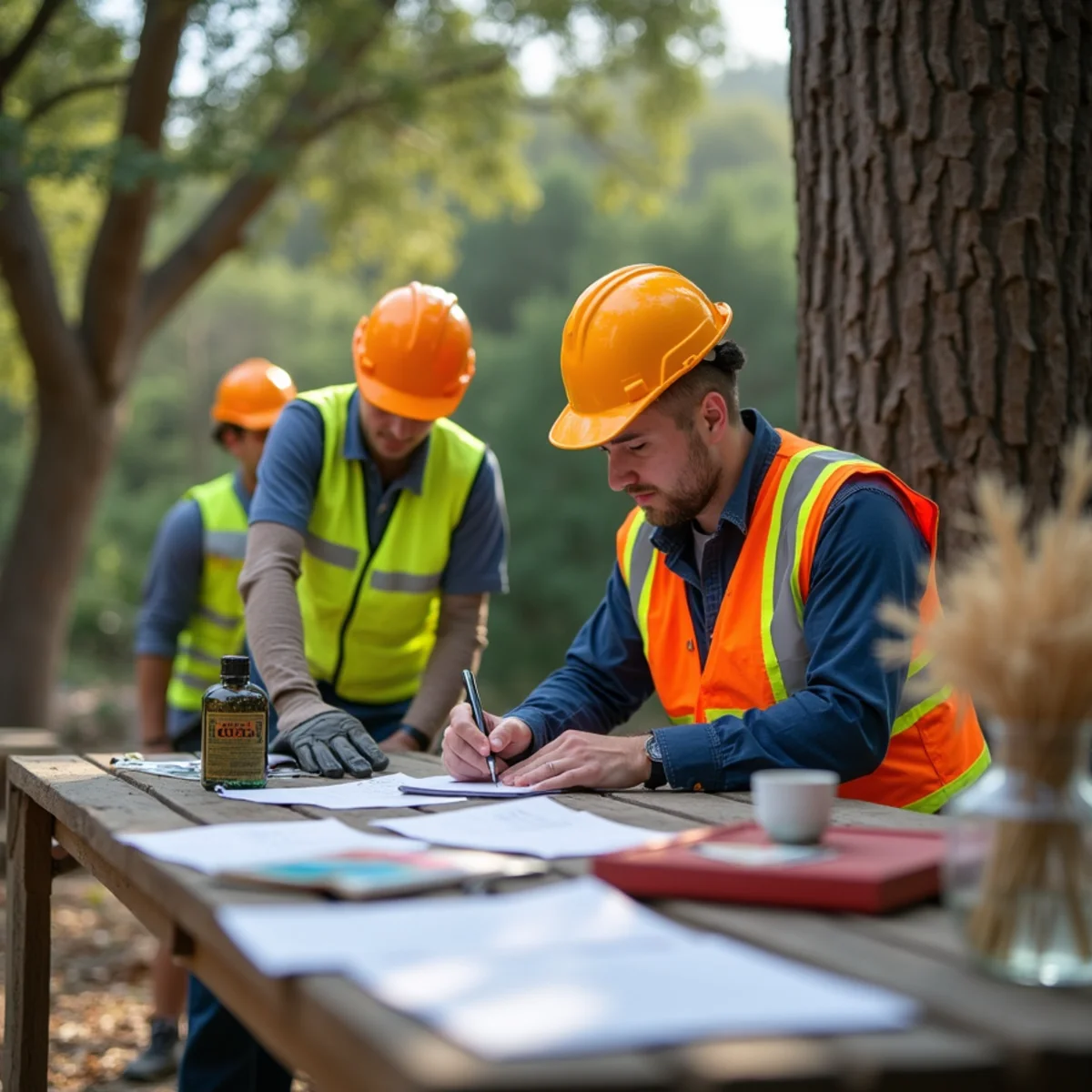 Digital tree inventory mapping and risk assessment for HOA community