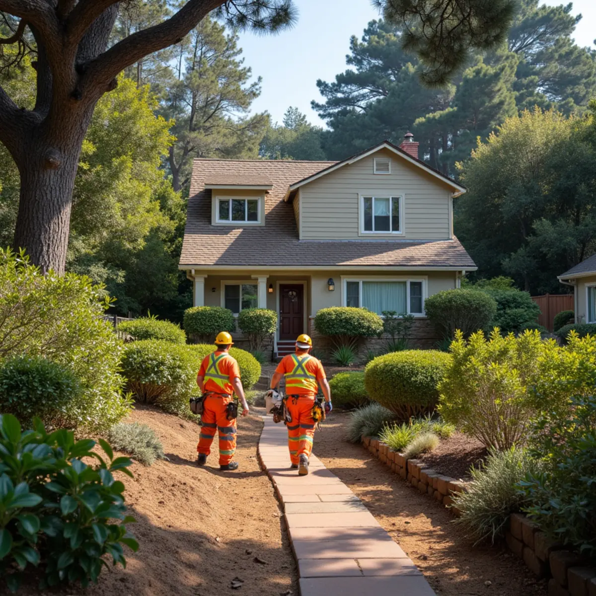 Defensible Space & Fire-Safe Tree Clearing in Redwood City and the Peninsula