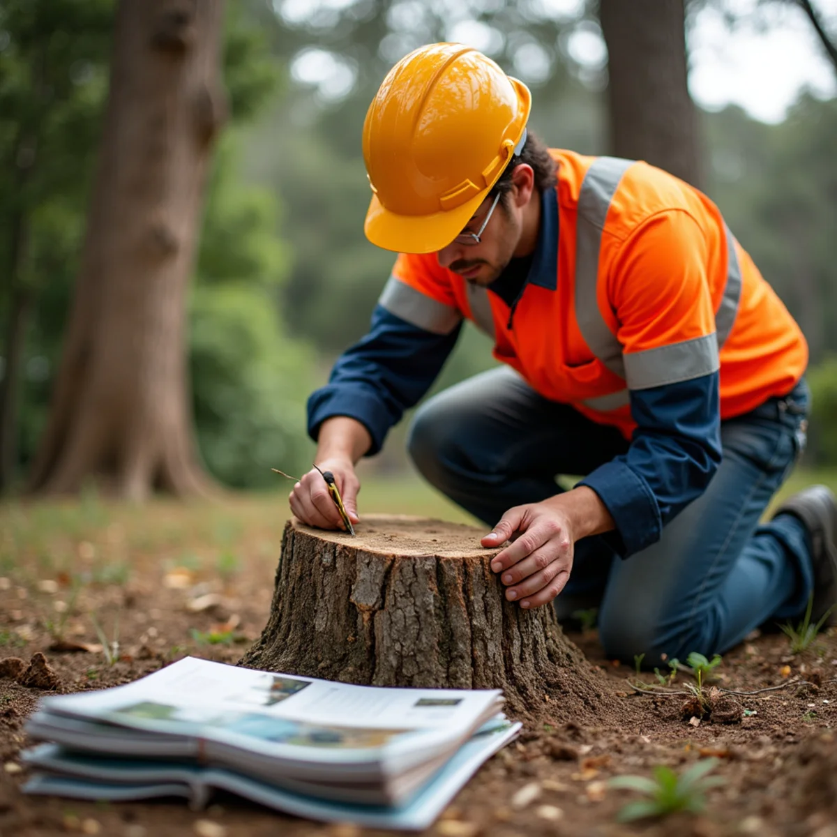 Targeted stump treatment preventing aggressive eucalyptus resprouting