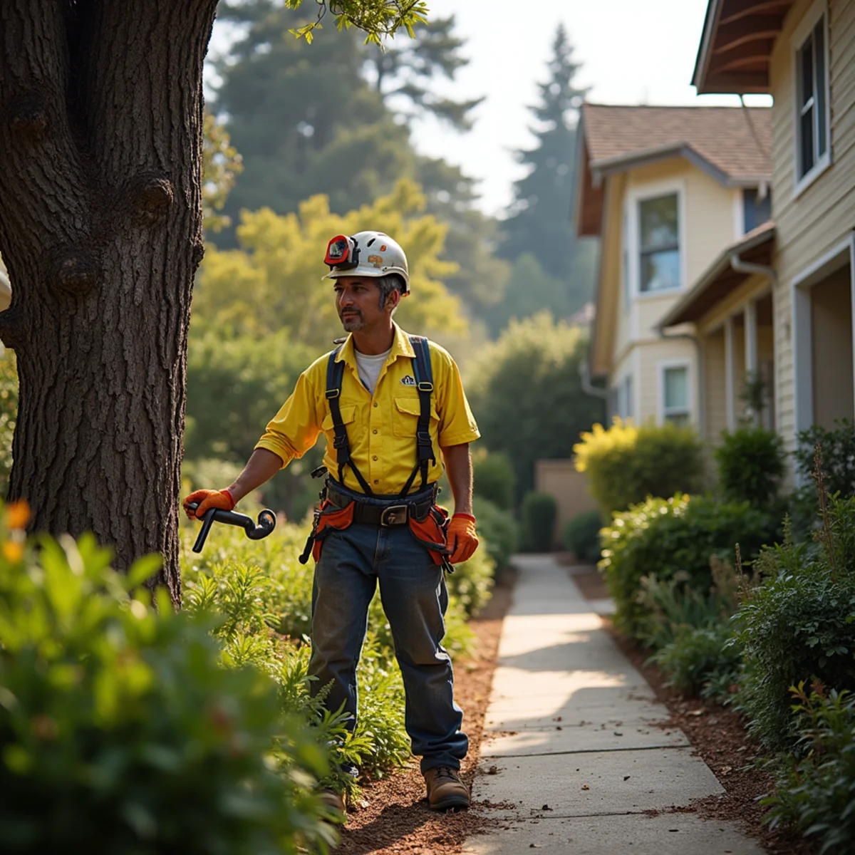 Landscape completely stabilized after hazardous tree takedown