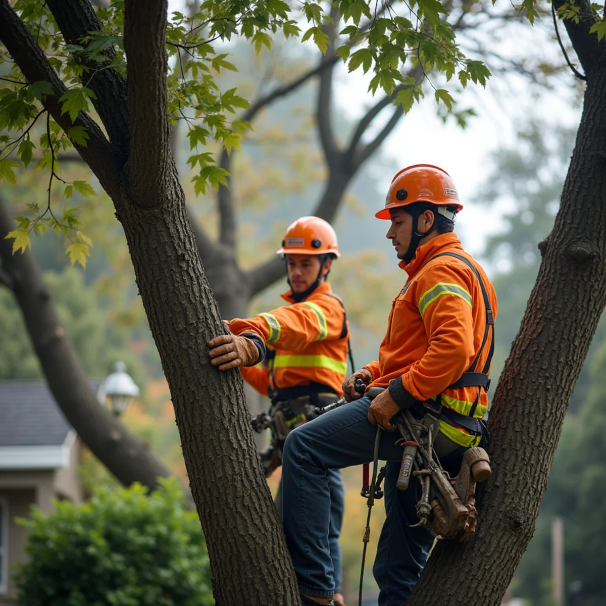 Tree service operations in Belmont, CA