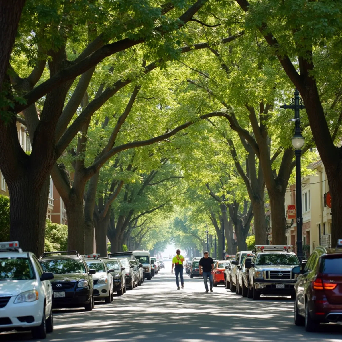 Burlingame residential tree trimming and street canopy care