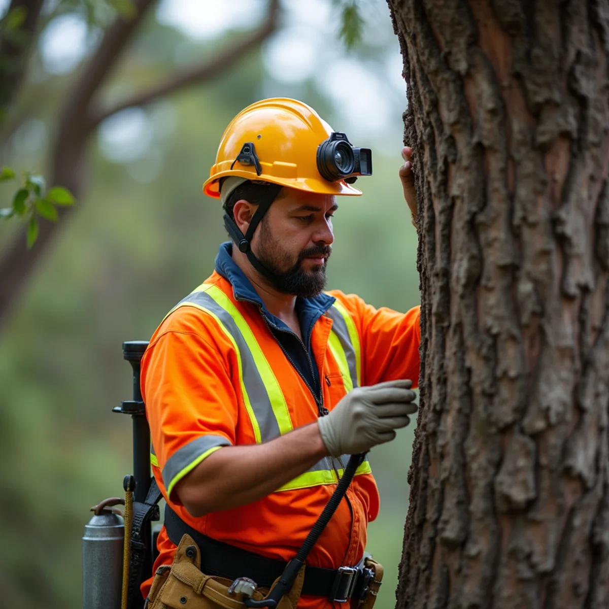 Wildfire fuel ladder assessment and defensible space review in El Granada