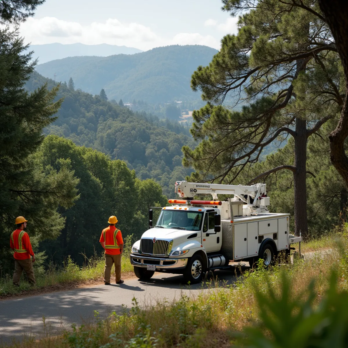Tree service and arborist operations in Los Altos Hills, CA