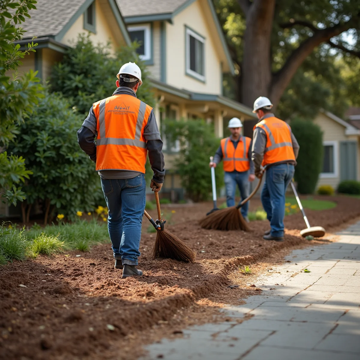 Immaculate wood chipping and site debris hauling in Menlo Park
