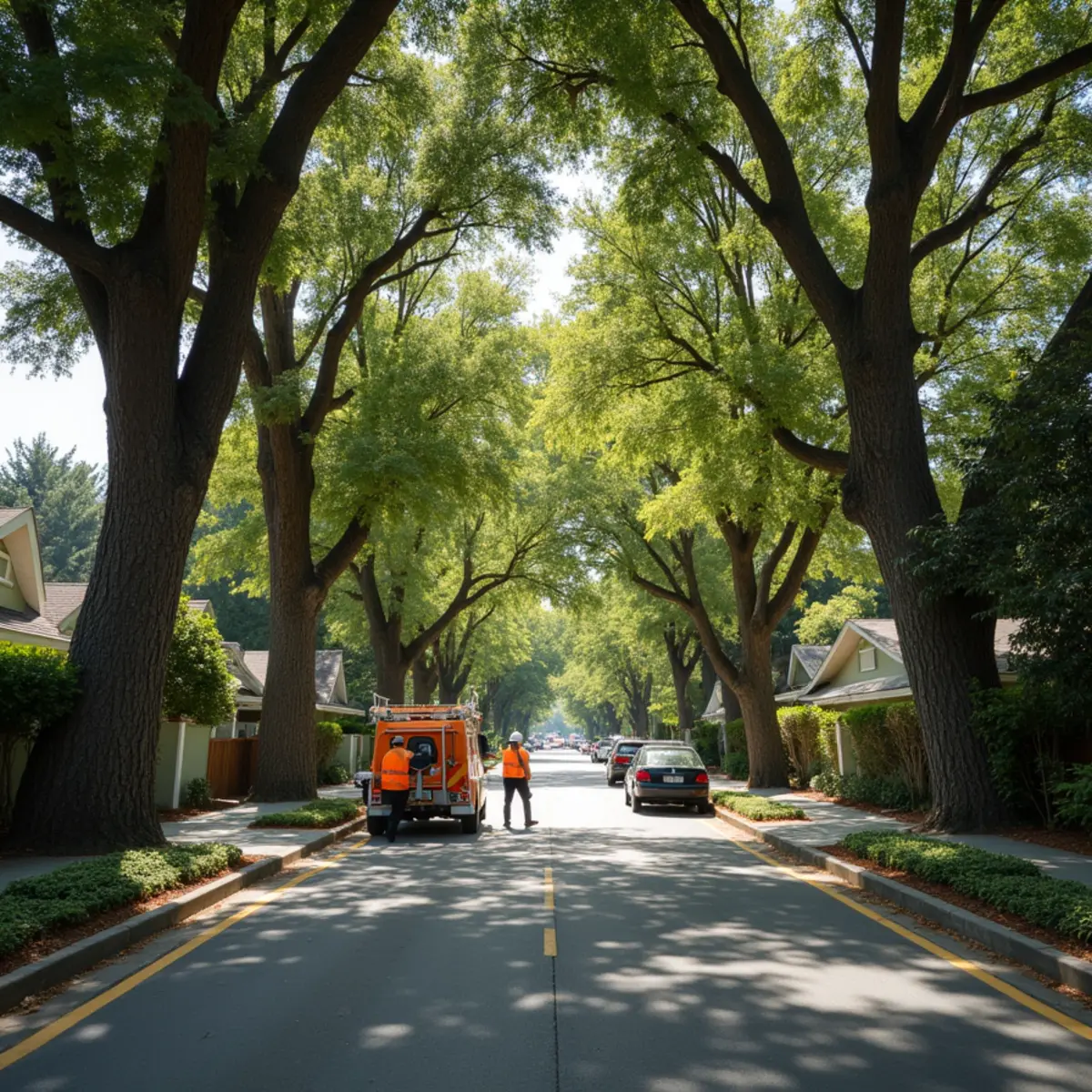 Palo Alto urban forest canopy management and redwood care