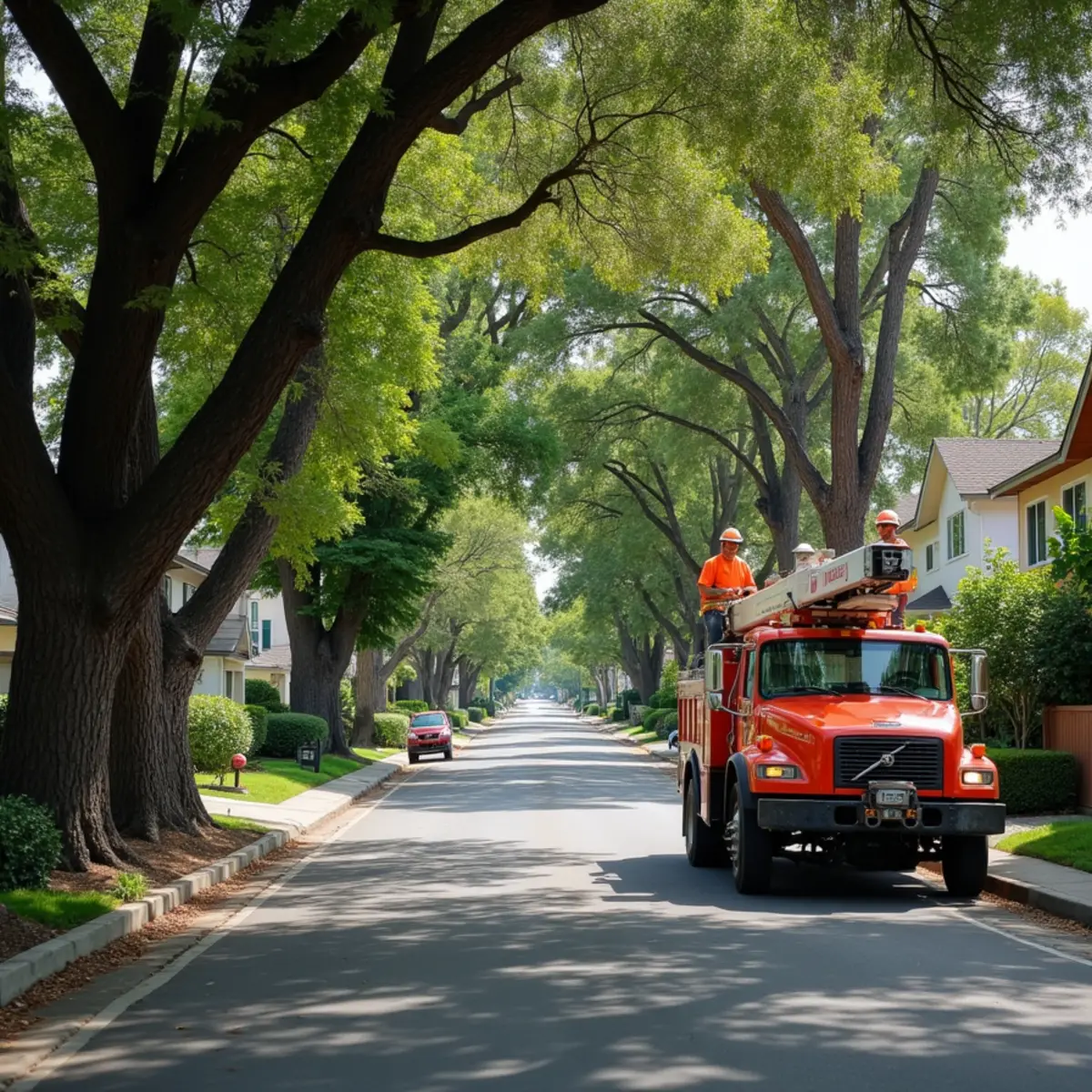 Tree service operations in San Mateo County, CA