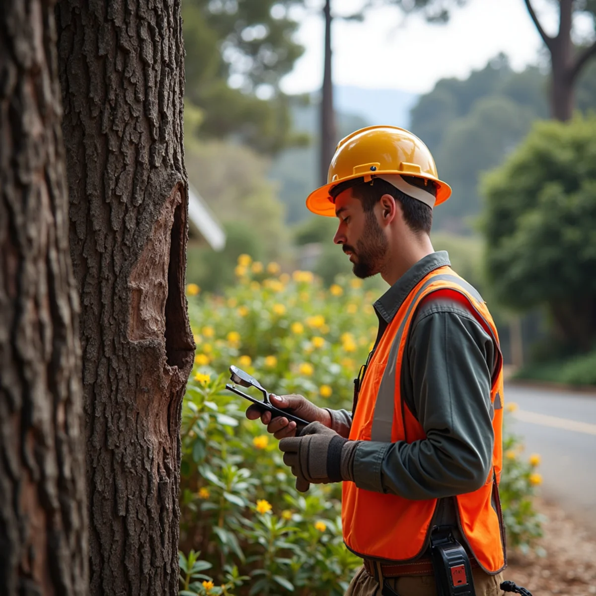 Wildfire defensible space audit and fuel hazard rating in Woodside