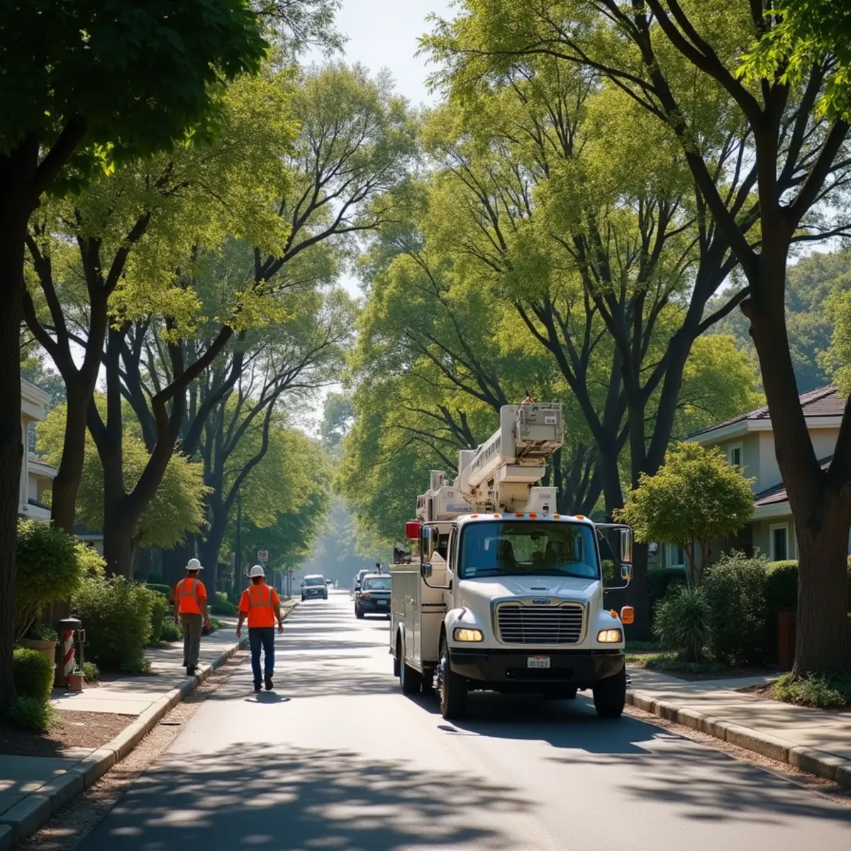 Tree service operations in Woodside, CA