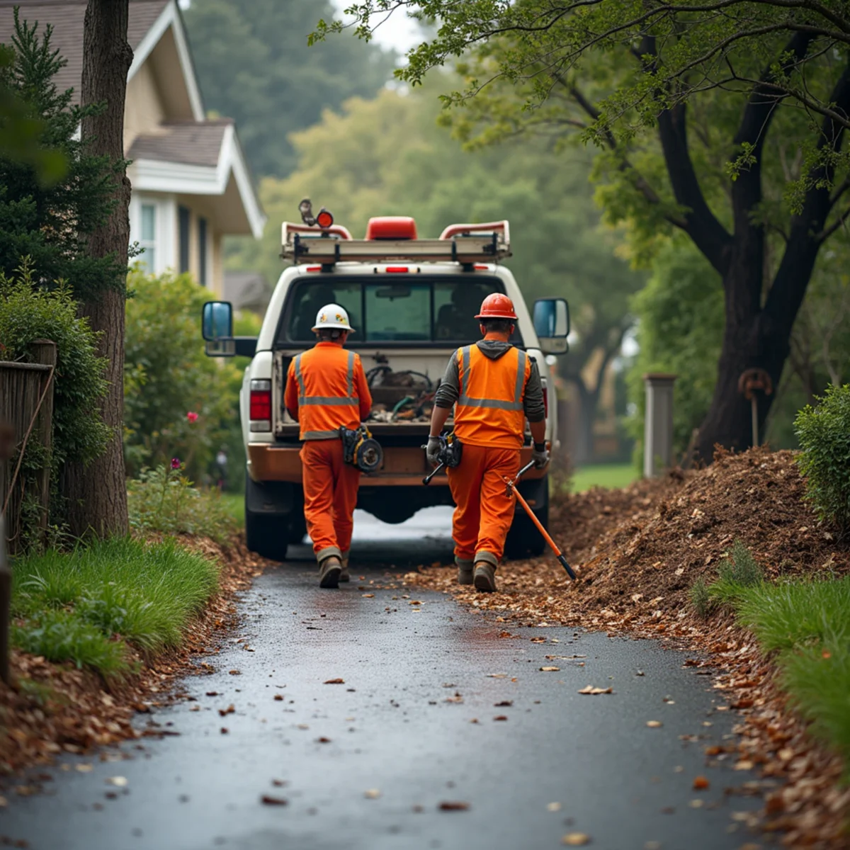 Immaculate grounds restoration following severe storm cleanup