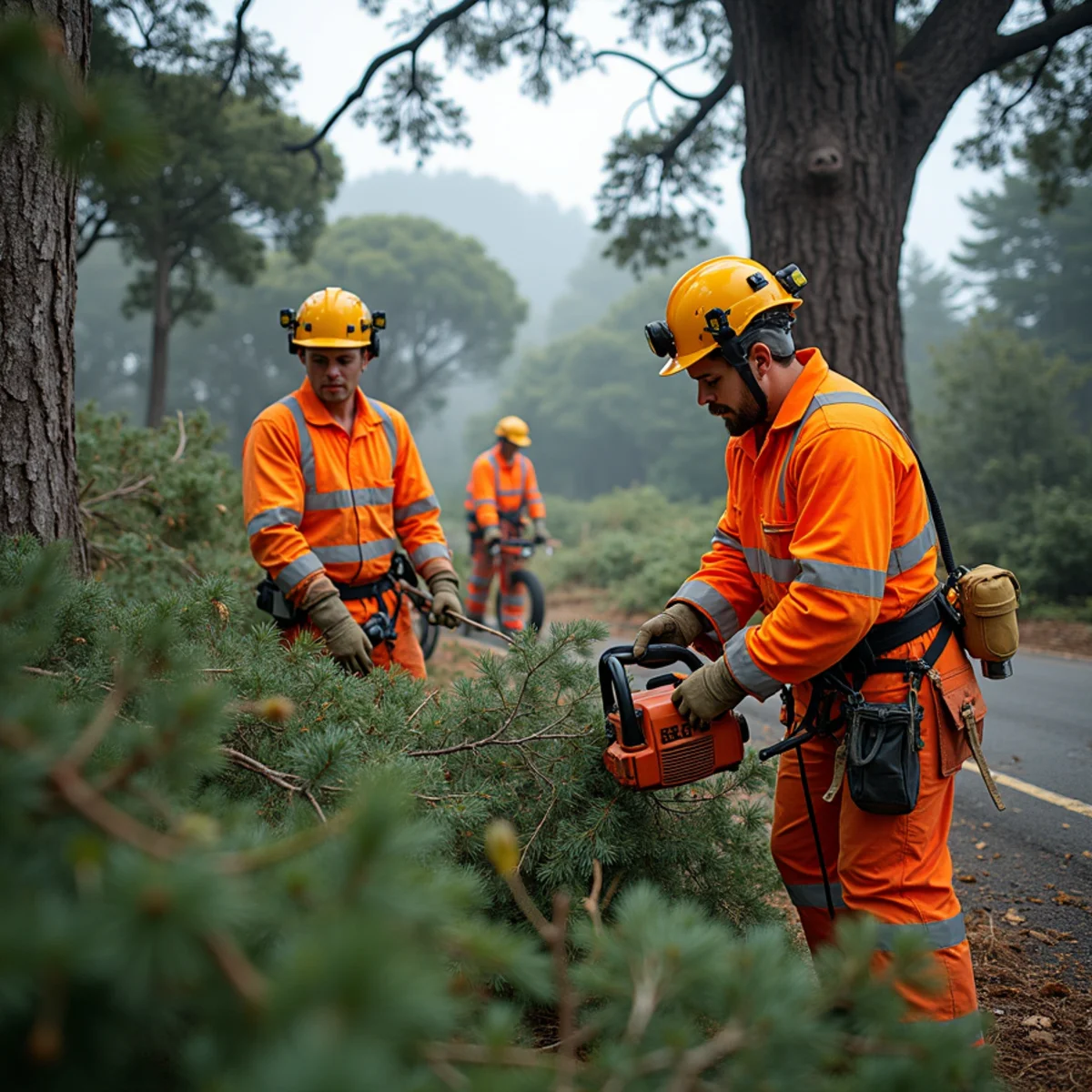 Storm Damage Tree Cleanup in Redwood City